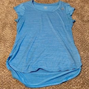 Reebok blue dri-fit short sleeve size large
